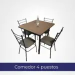 Comedor 4 puestos - Cuadrada 4 Puestos #3