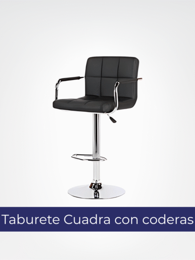 Taburede Cuadra con coderas